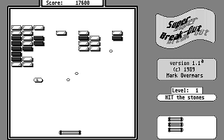 Super Break-Out atari screenshot